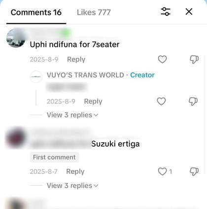 Community comment
