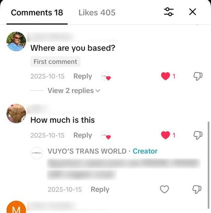 Community comment