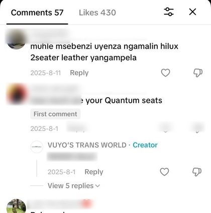 Community comment